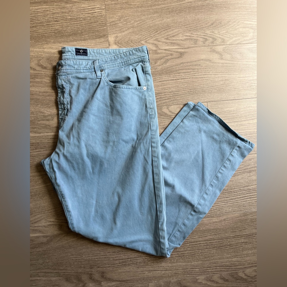 Ag Adriano Goldschmied The Graduate Tailored Fit Blue Pants Jeans 42 x 32 Men’s